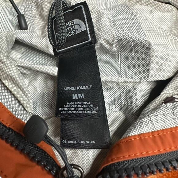 THE NORTH FACE Men’s Brown HyVent Waterproof Hooded Rain Jacket Size Medium - Picture 3 of 5